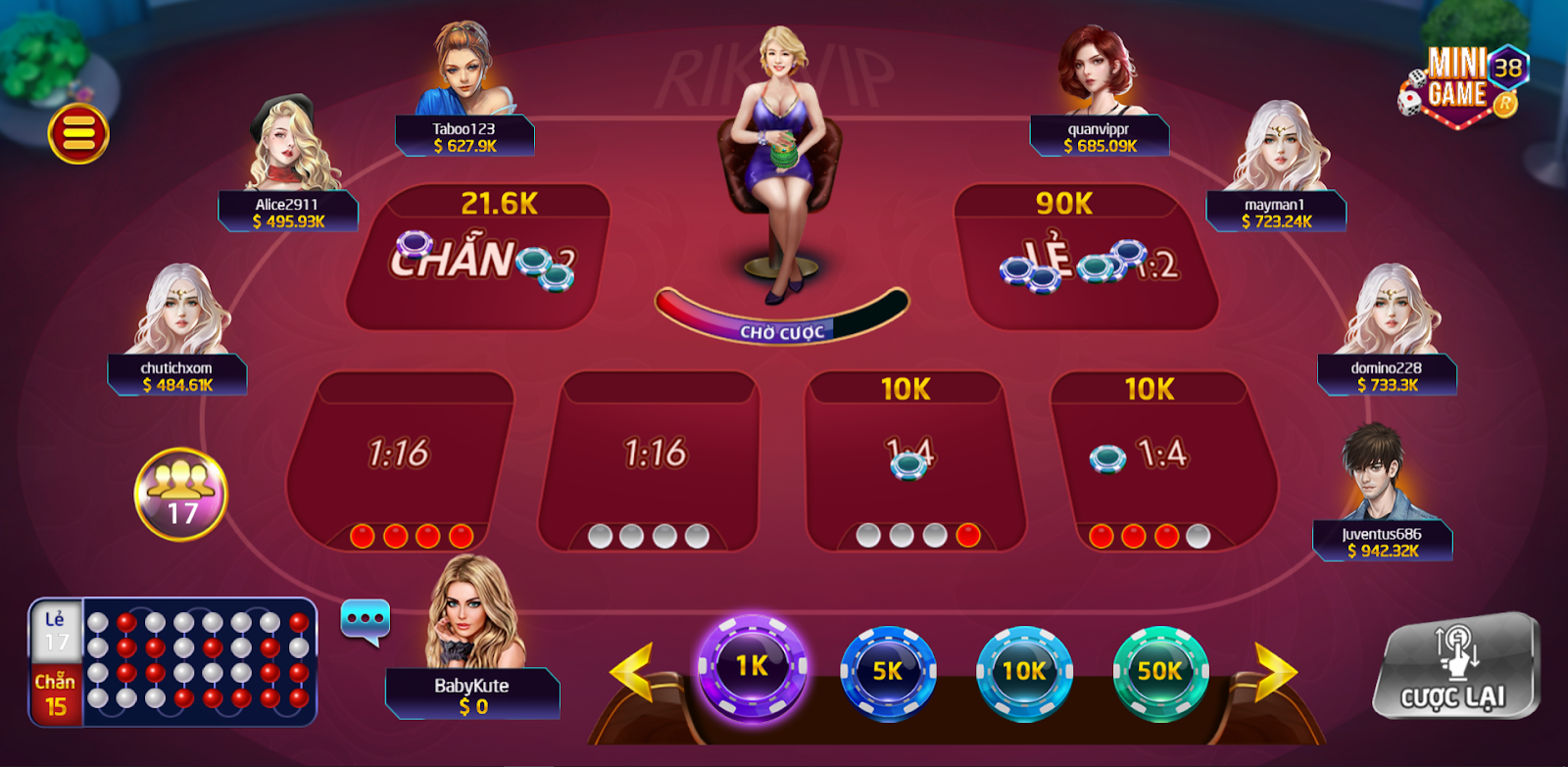 Cách chơi xóc đĩa RikVIP bất bại từ các game thủ